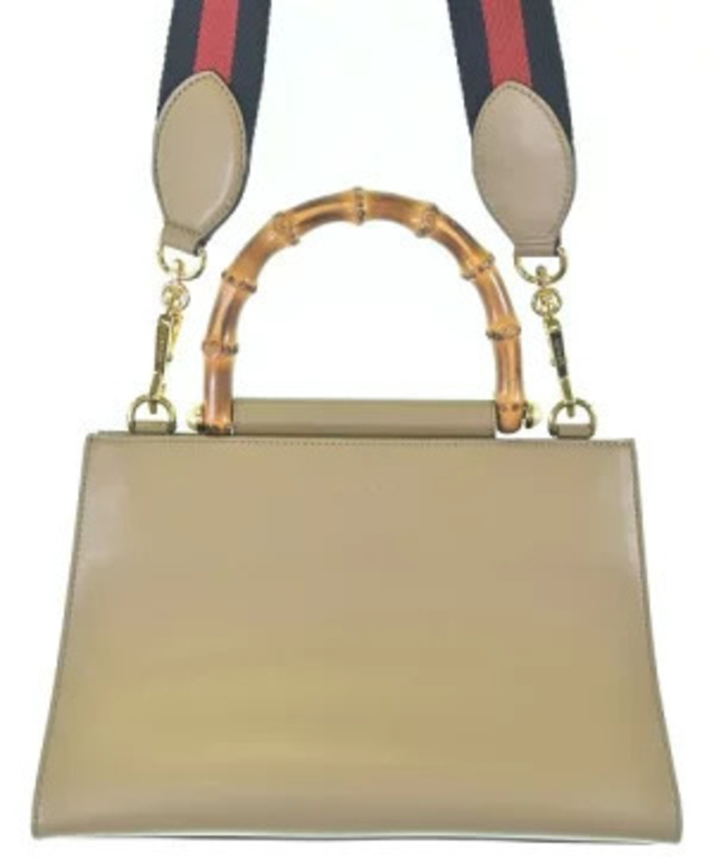 Gucci Handbag Gray Beige Cream
